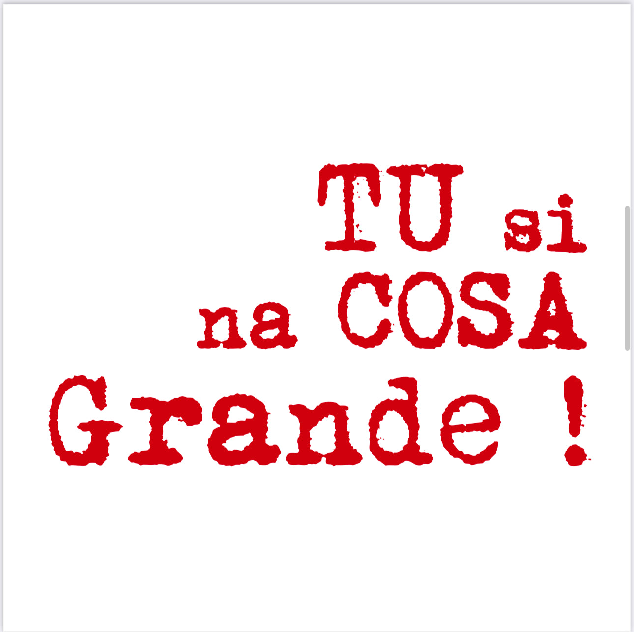 Cuscino “ ca s fa mast!”