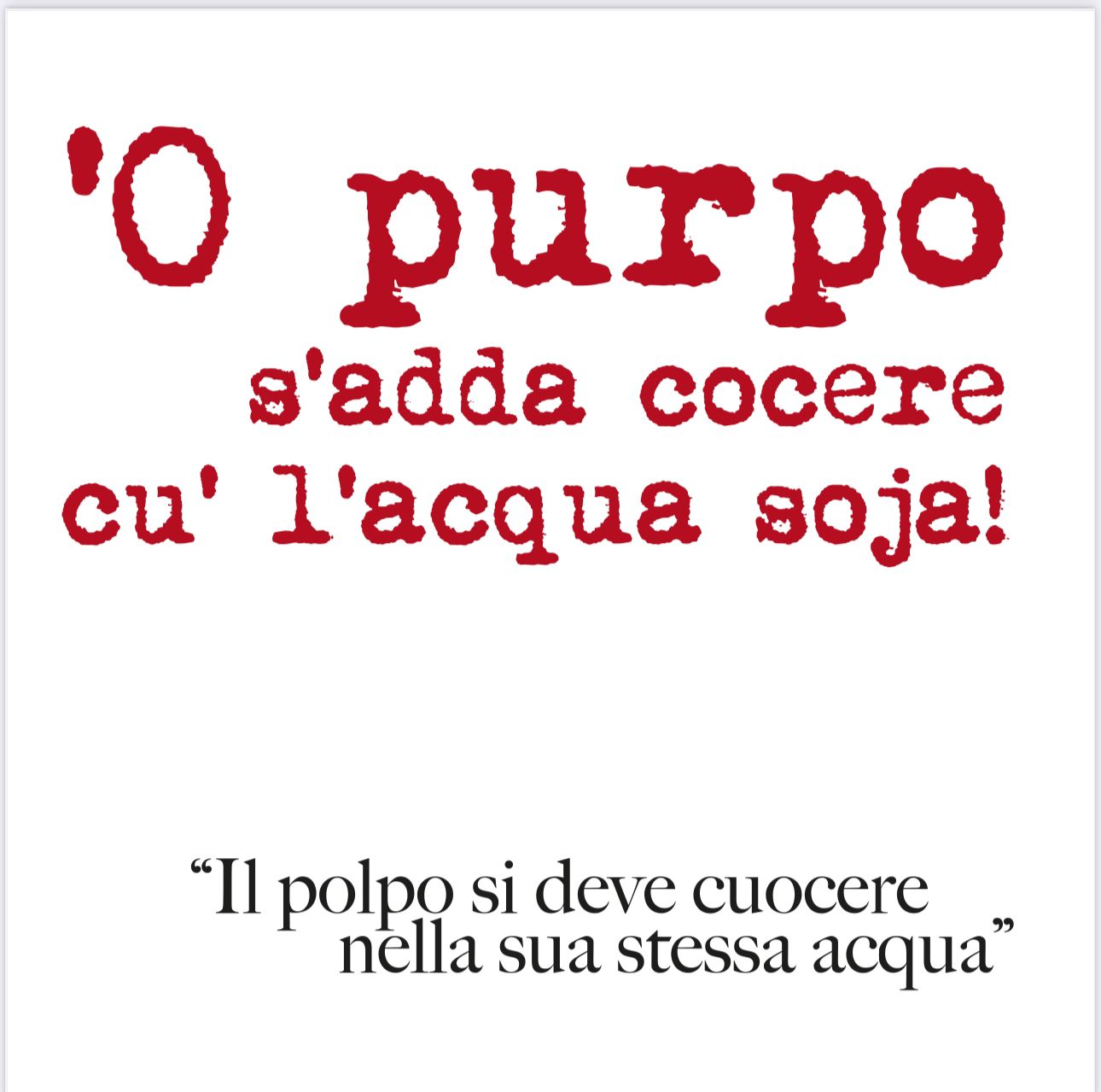 Cuscino “ ca s fa mast!”