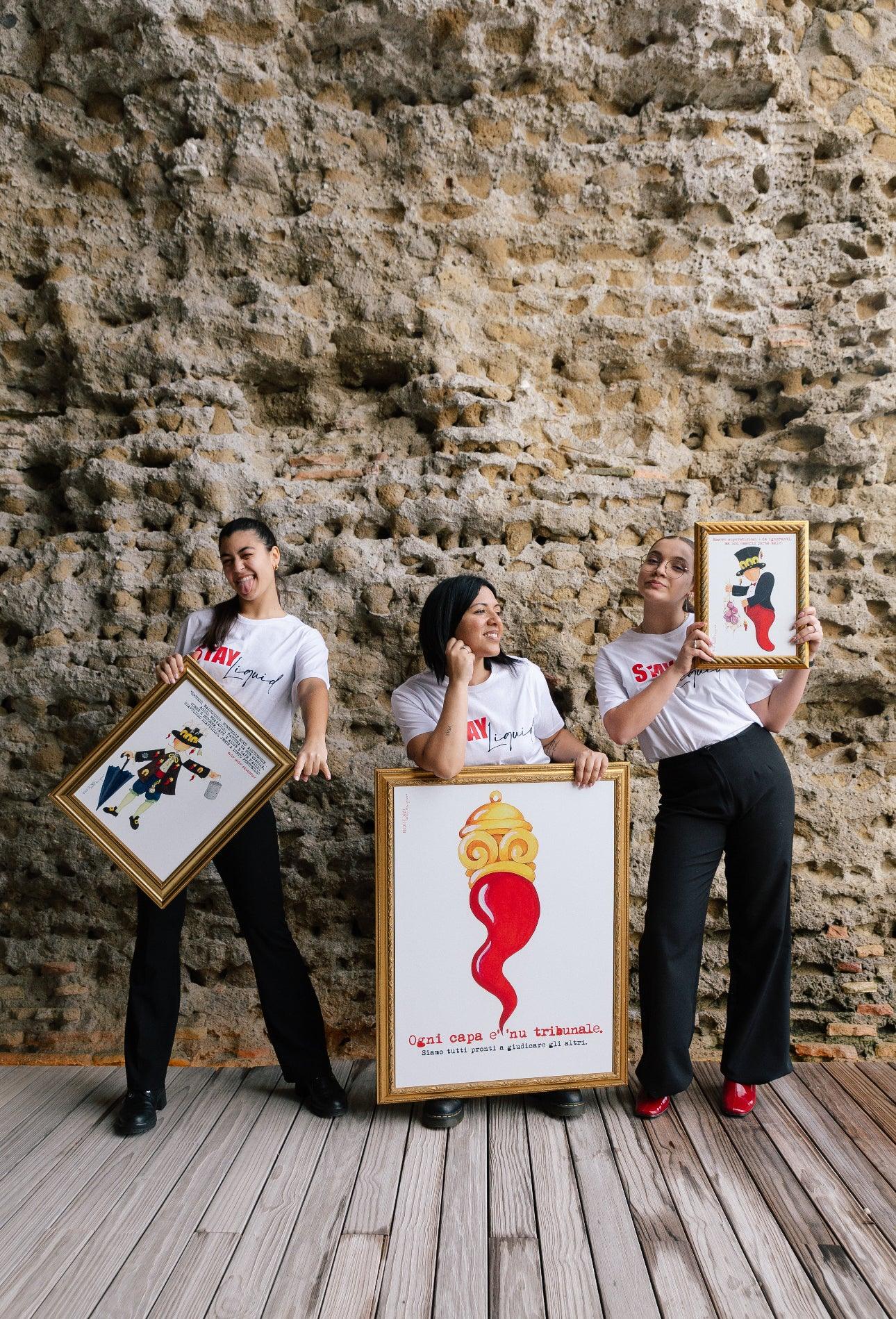 T-shirt street “STAY LIQUID”