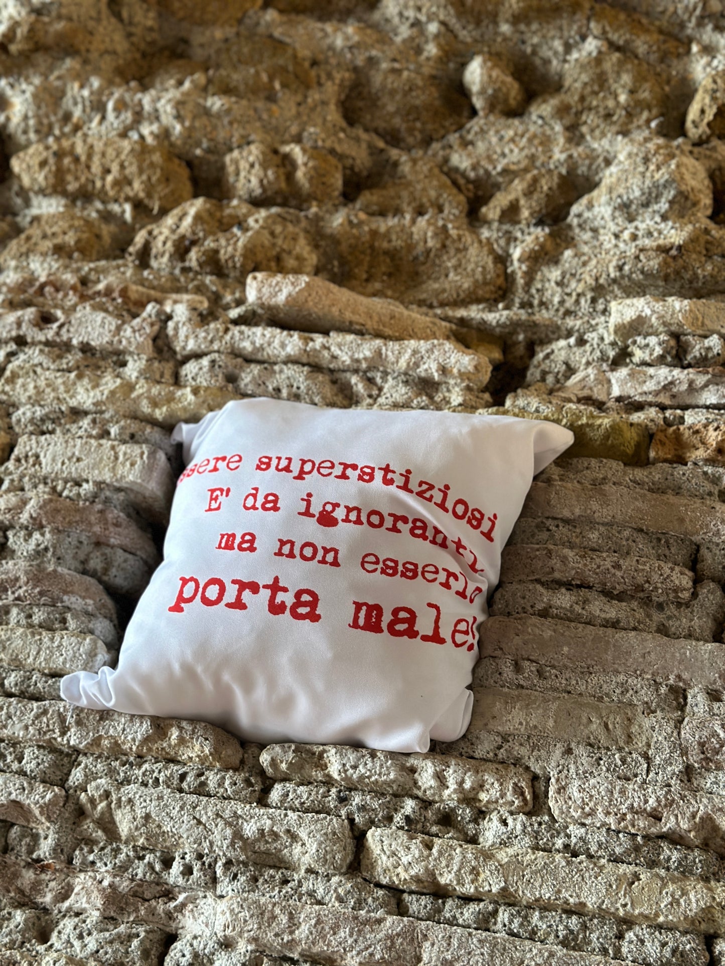 Cuscino “ ca s fa mast!”