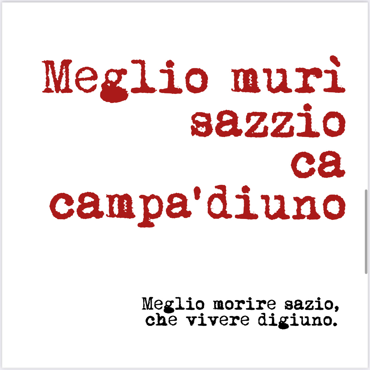 Cuscino “ ca s fa mast!”