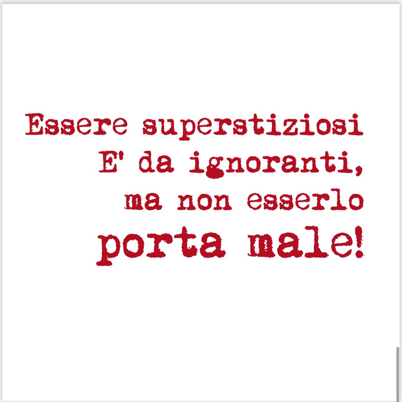 Cuscino “ ca s fa mast!”